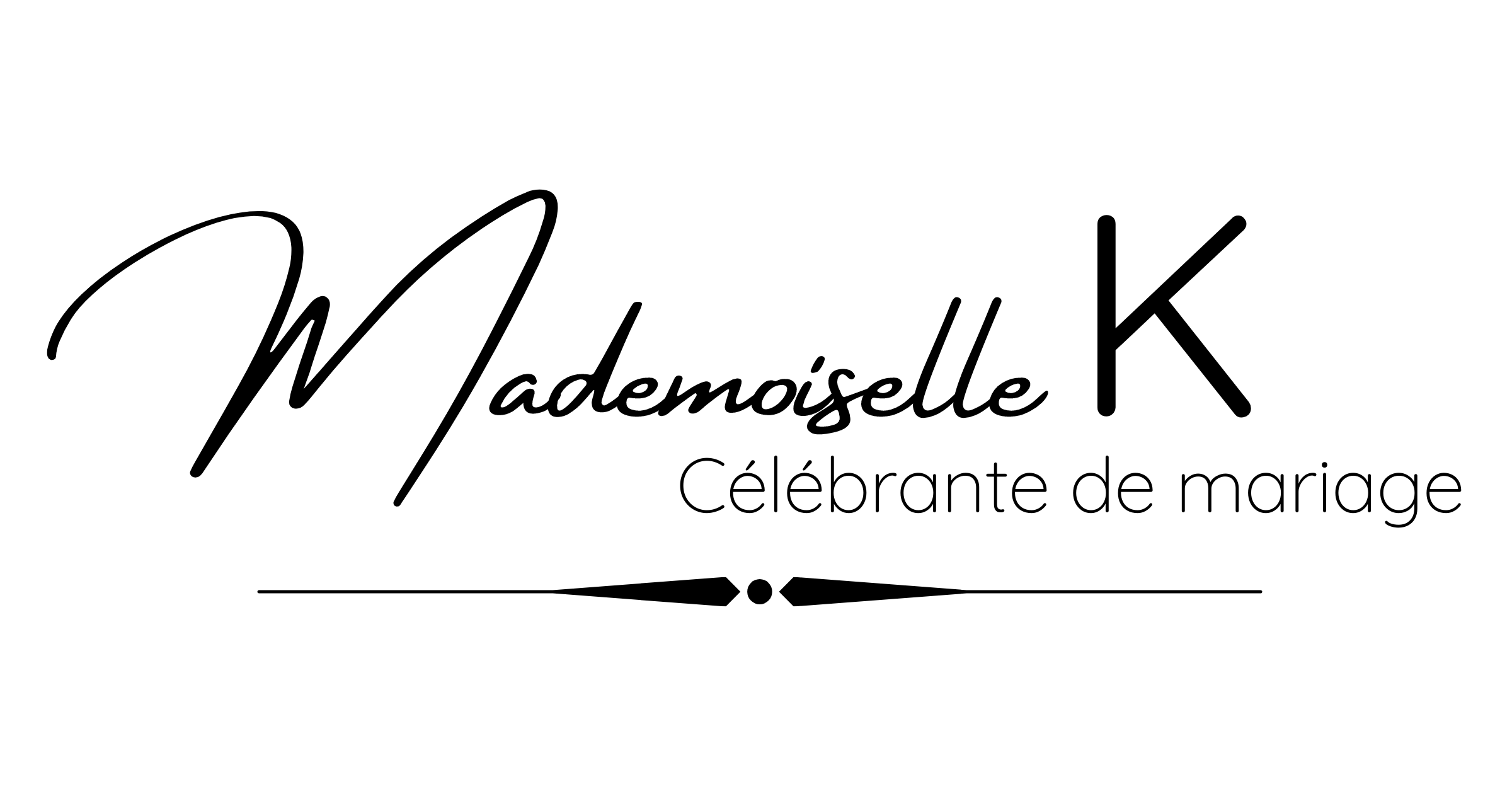 Logo - Mademoiselle K - Célébrante de mariage